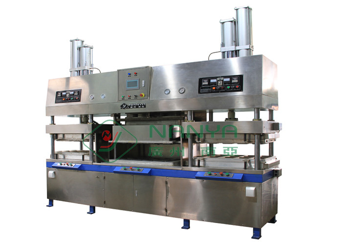 Biologisch abbaubares halb automatisches Geschirr, das Maschine für Molded Massen-Einspritzung herstellt