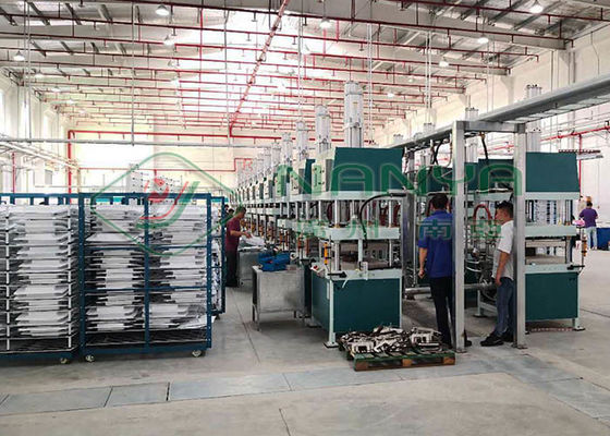 Papiermasse Tray Forming 100 Tonnen heiße Presse-Maschinen-