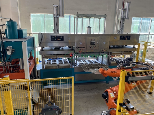 Fast-Food-Verpackungsanlage PLC + Touchscreen-Steuerung