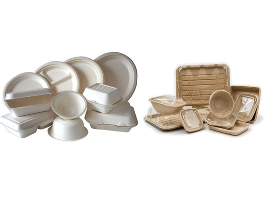 Wegwerfschnellimbiss-Behälter/Papier Thermoforming-Platten-Herstellungs-Maschine 7000Pcs/H