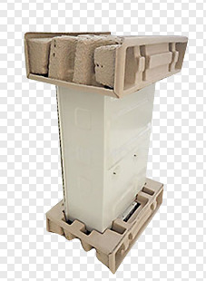 Altpapier, welches die halbautomatischen industriellen Verpackungsartikeln bilden Maschinerie austauscht
