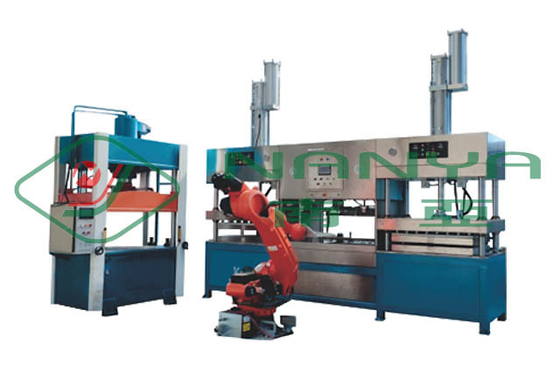 Nanya vollautomatische Papierplatten-Thermoformmaschine mit Roboter 220-440V