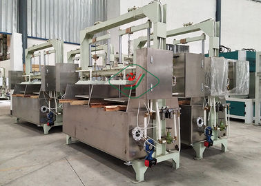 Halbautomatische austauschende Massen-Eierablage, die Maschine mit doppeltem Zylinder herstellt