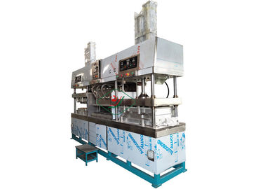 Zermahlen Sie Thermoforming-Geschirr-Fertigungsstraße/Bgasse-Faser-Platten-Formteil-Maschine