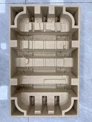 Heiß - drückend, Papiermassen-Formteil-Maschine für industrielle Verpackungs-Behälter formend