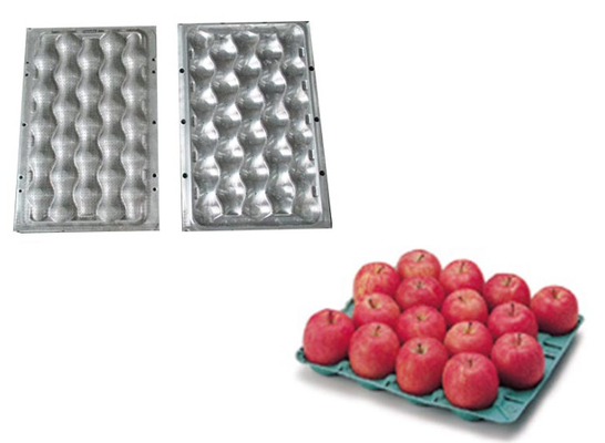 Zusammengepasste Fruchtbehälter Zellstoffgeformte Produkte unterstützen Stroh- / Holzzzellstoffformen