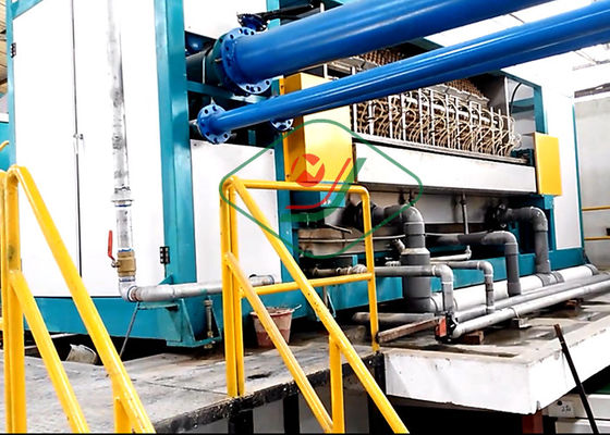 Hohe Automatisierungs-Dreheierablage, die Maschinen-/Eierkarton-Fertigungsstraße bildet