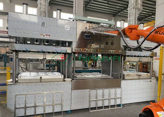 Maschine zur Herstellung von Zellstoff-Lebensmittelbehältern / Maschine zur Herstellung von Zellstoff-Tischwaren