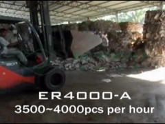 Berührungsschirm Rotationstyp Zellstoff-Formungs-Produktionslinie Formen von Eier-Tray